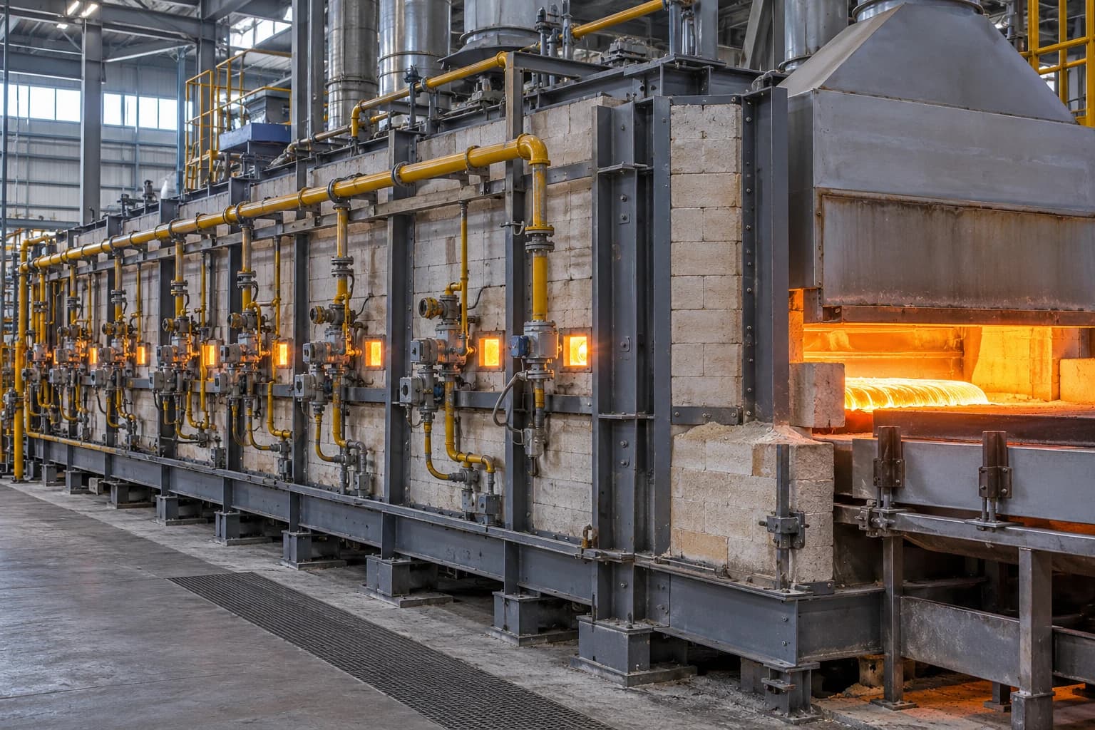 Glass furnaces