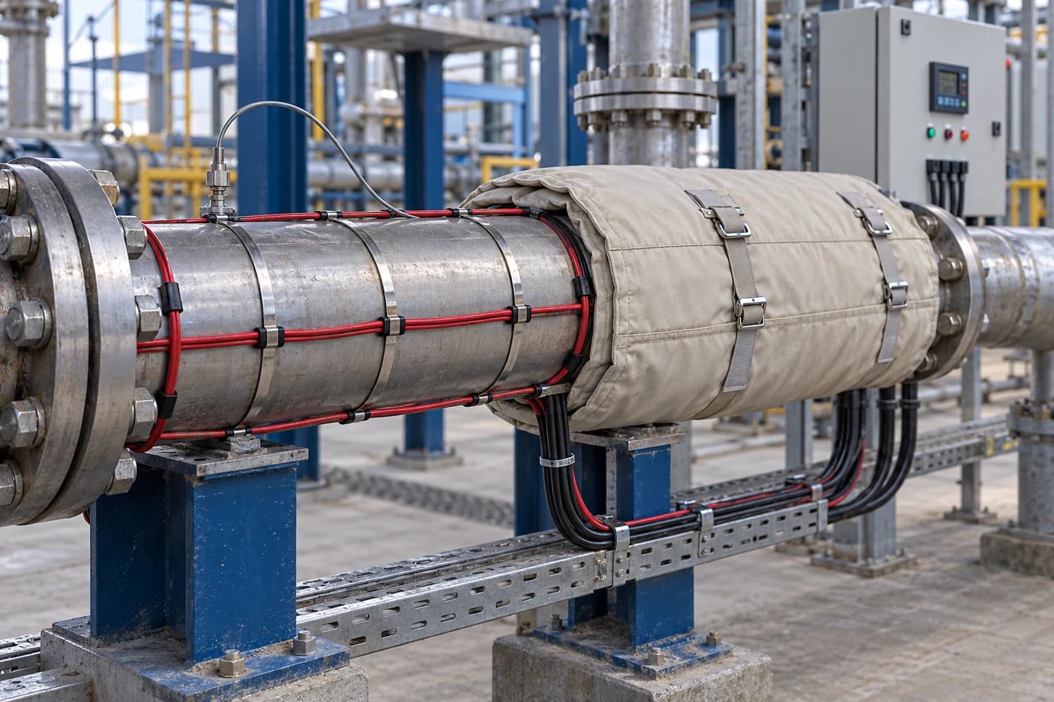 Line heating and flushing