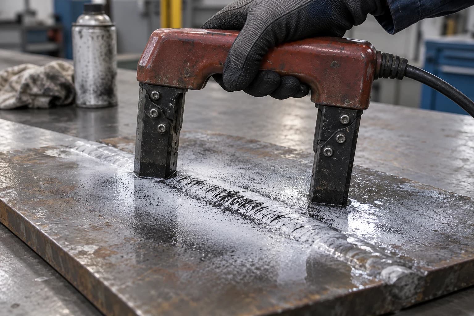 Magnetic particle testing · MT